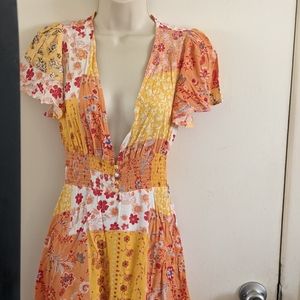 Beautiful Floral Mini Summer dress